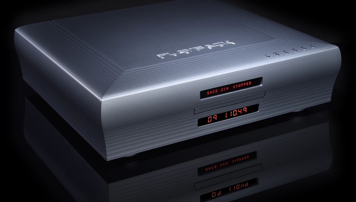 Transport CD/SACD Playback Designs MPT-8 sur fond noir